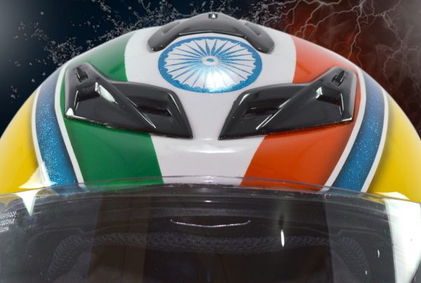 go kart helmet for swaastik a go kart national champion